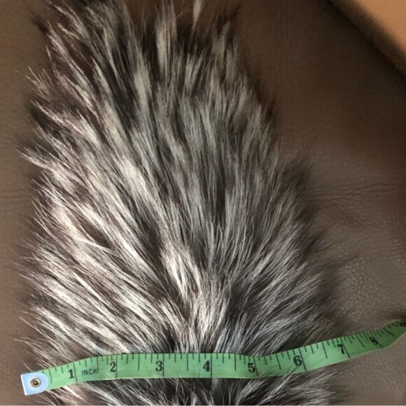 Real Fox Fur Fill Down Winter Coat - Picture 4 of 11